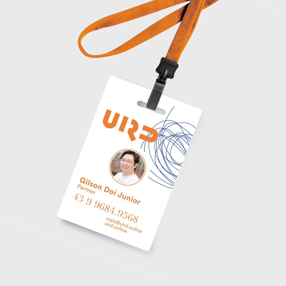 Name tag or badge of UIRD